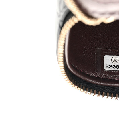 Chanel Lambskin Quilted Mini Vanity Case With Chain Black 7 of 12