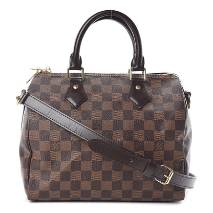 Louis Vuitton Damier Ebene Speedy Bandouliere 25 1 of 11
