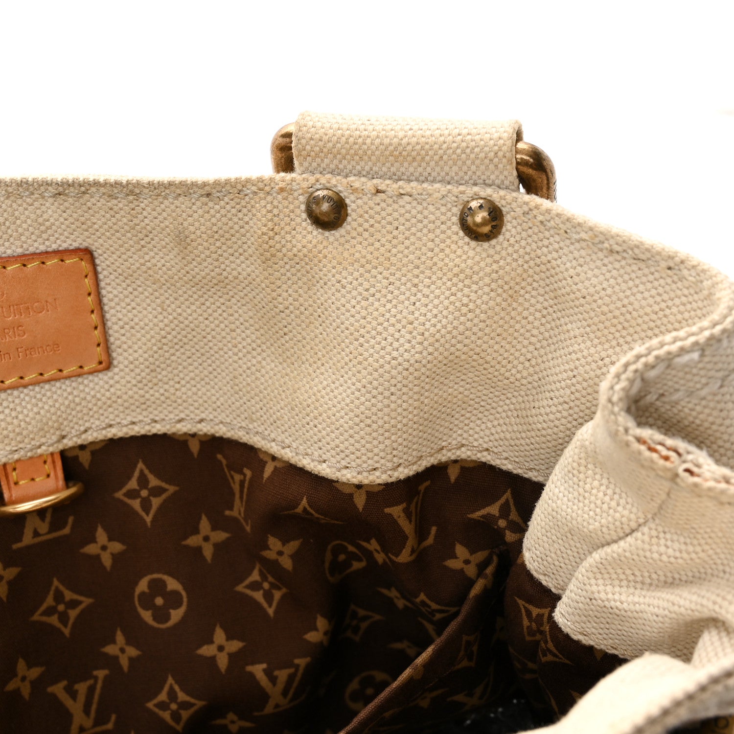 Louis Vuitton Toile Globe Shopper Cabas MM Blue 11 of 13