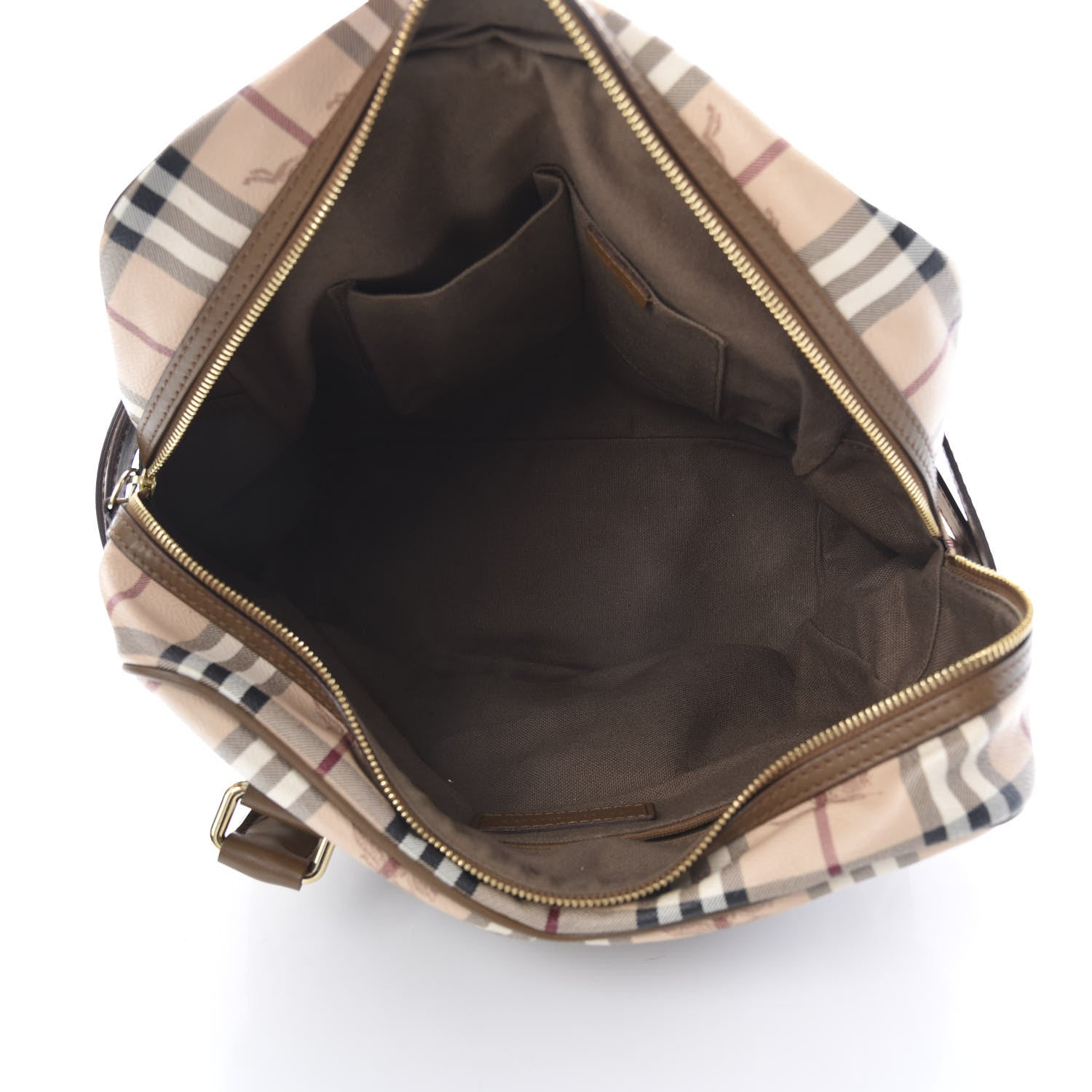Burberry Haymarket Check Medium Bowden Bag Toffee 5 of 13
