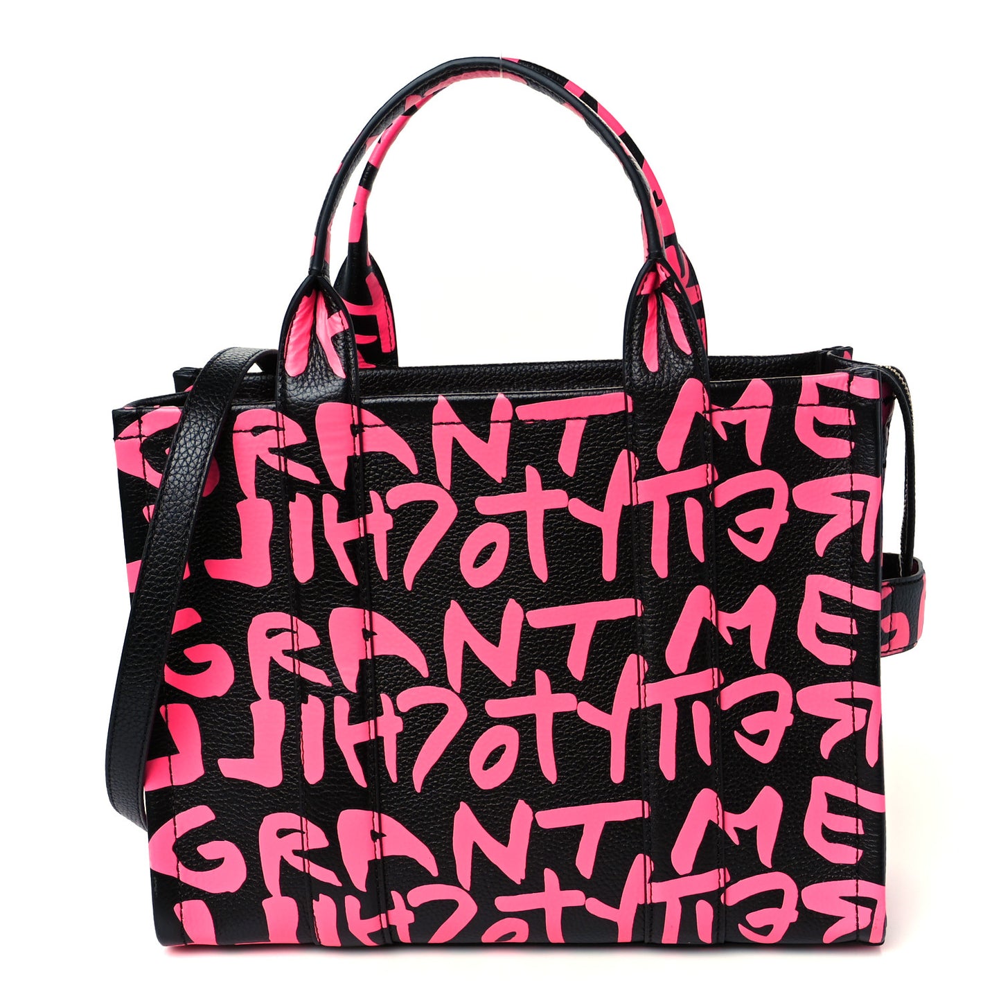 X STEPHEN SPROUSE Grained Calfskin Medium The Tote Bag Pink
