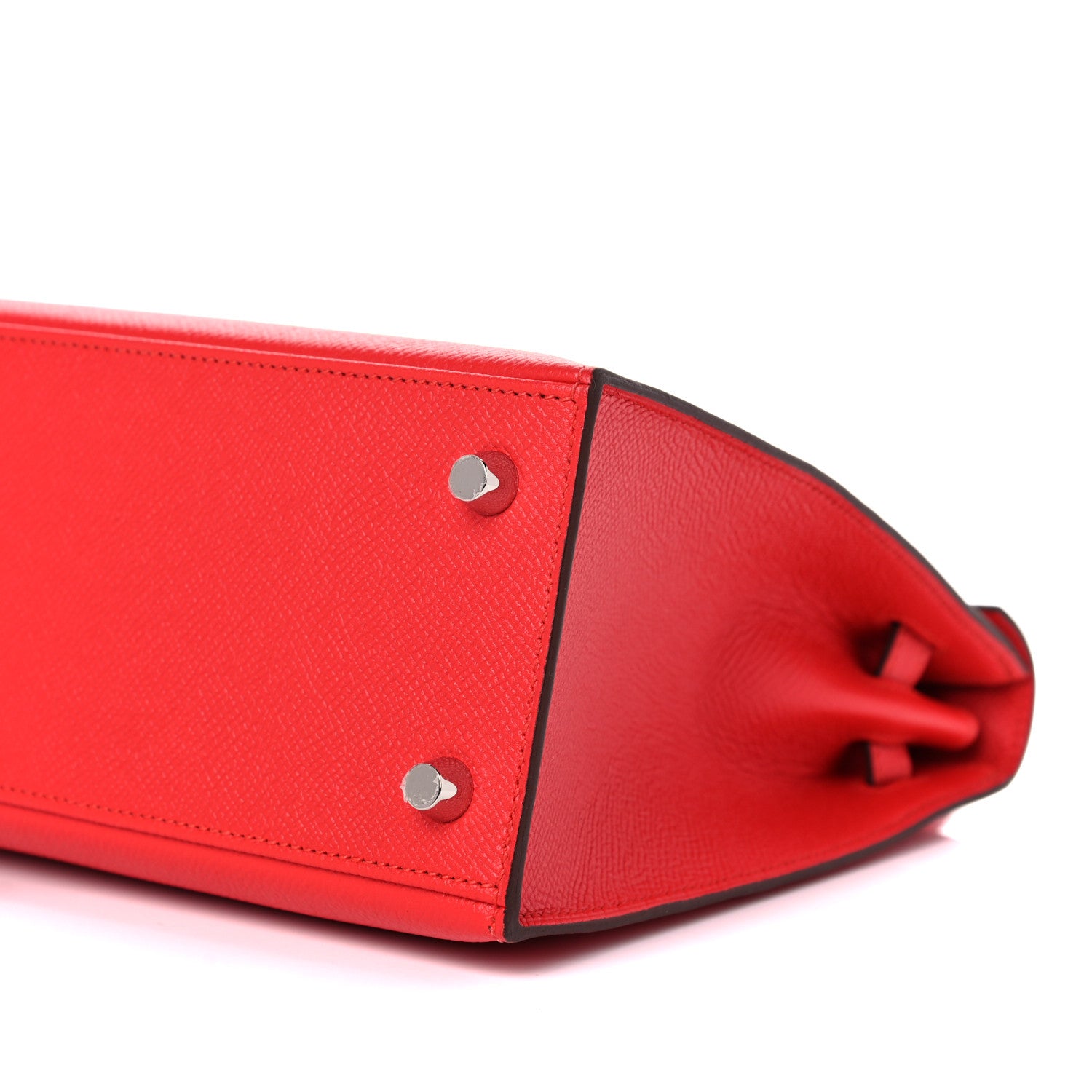 Hermes Epsom Kelly Sellier 25 Rouge Tomate 9 of 14