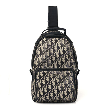 Christian Dior Oblique Mini Rider Backpack Black 1 of 9