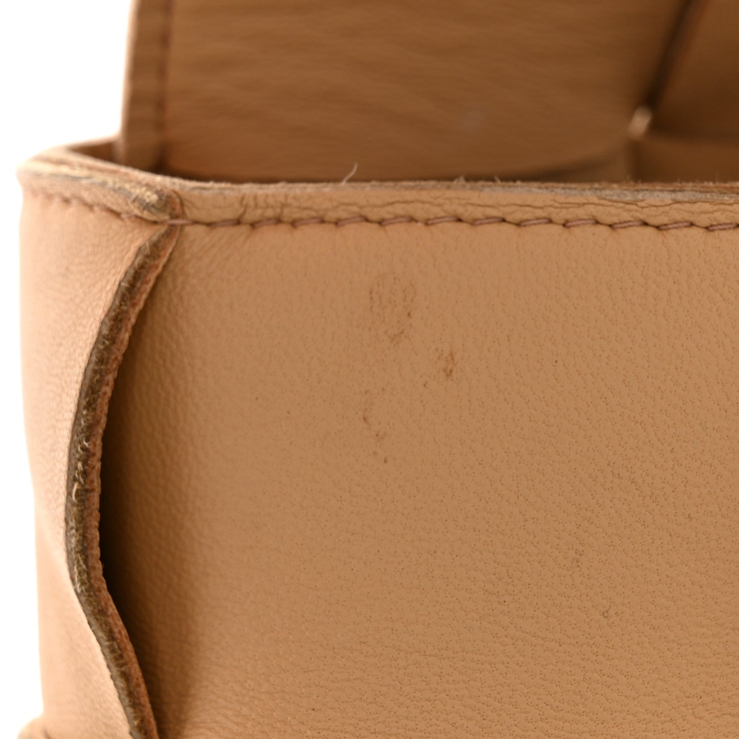 Nappa Maxi Intreccio The Belt Cassette Bag Almond