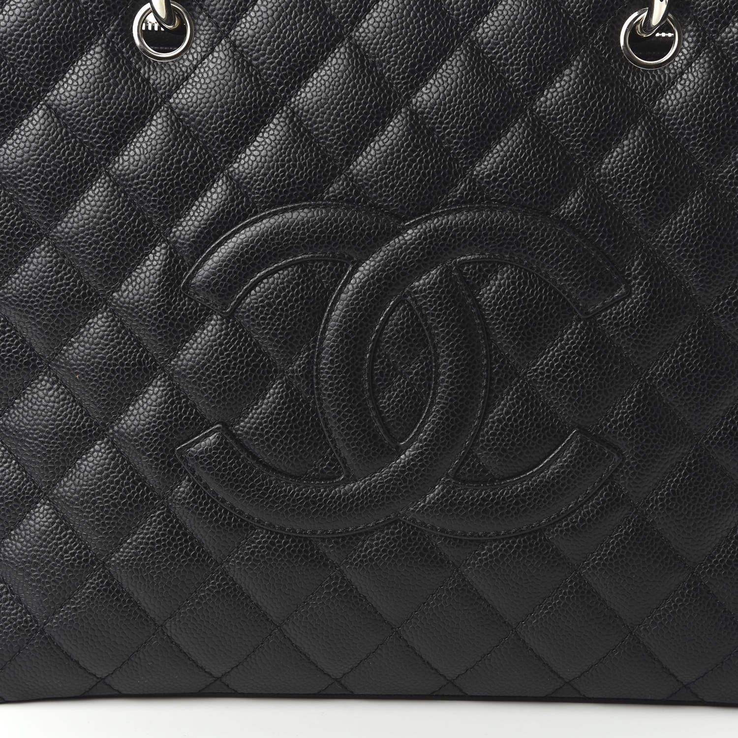 Chanel Caviar Quilted Grand Shopping Tote GST Black 9 of 9
