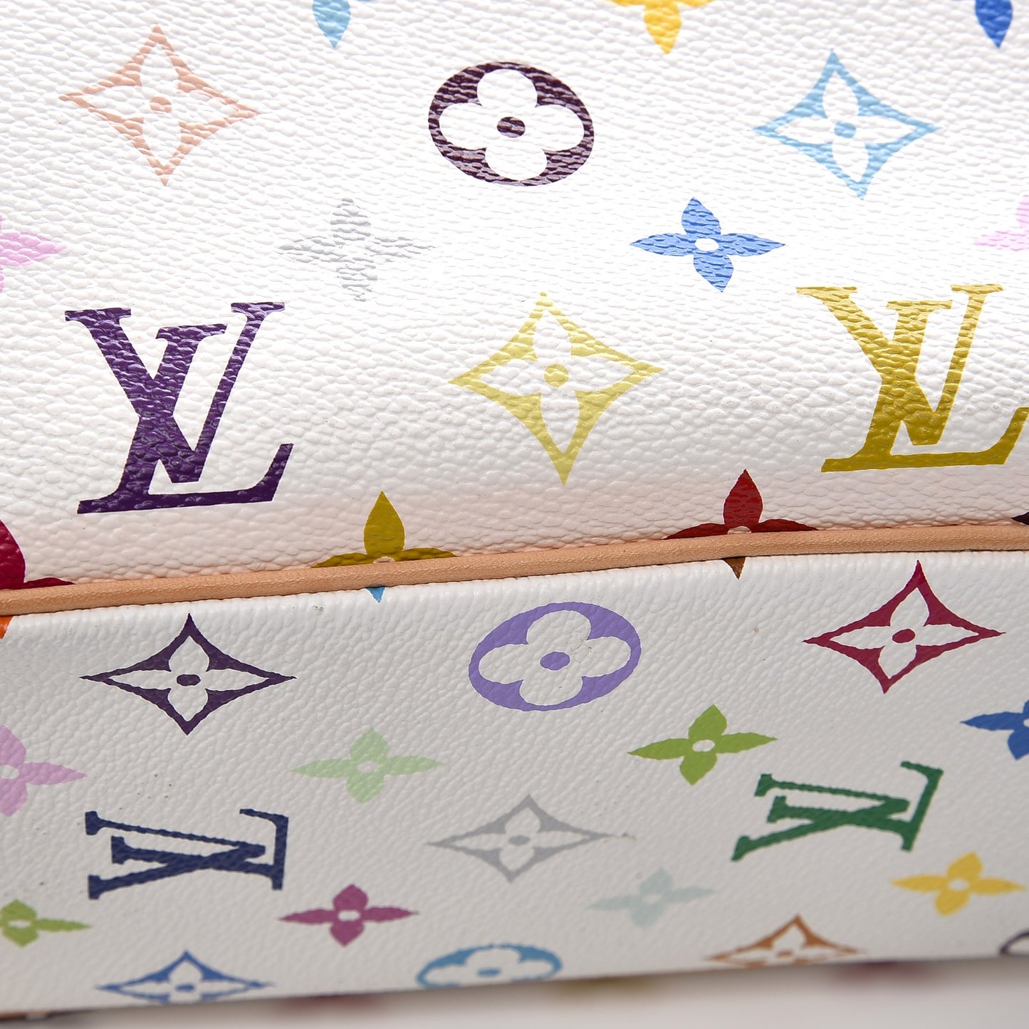Monogram Multicolor Trouville White