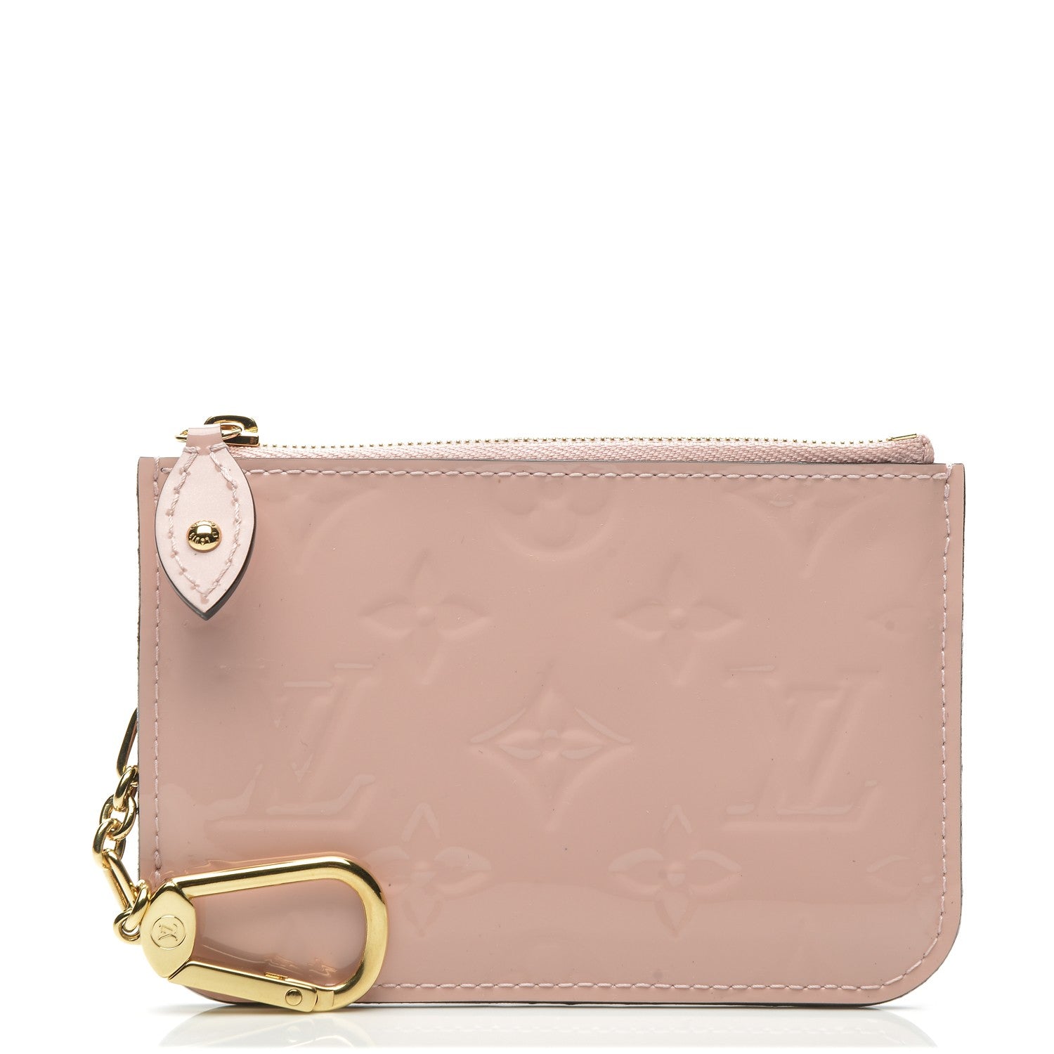 Louis Vuitton Vernis Key Pouch Rose Ballerine 1 of 7