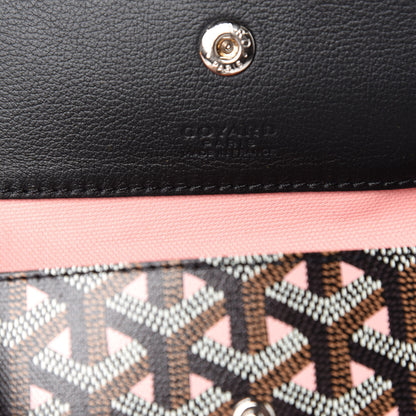 Goyard Goyardine Saint Louis Claire Voie PM Black Pink 8 of 10