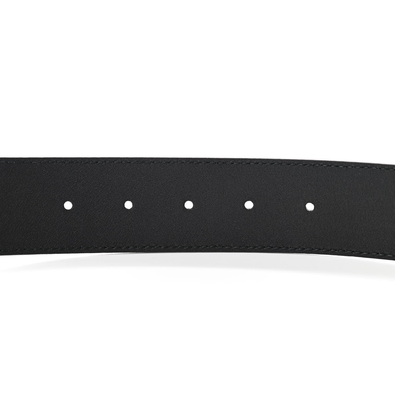 Gucci Textured Calfskin Double G 40mm Belt 85 34 Black 4 of 5