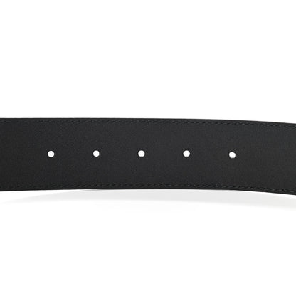Gucci Textured Calfskin Double G 40mm Belt 85 34 Black 4 of 5