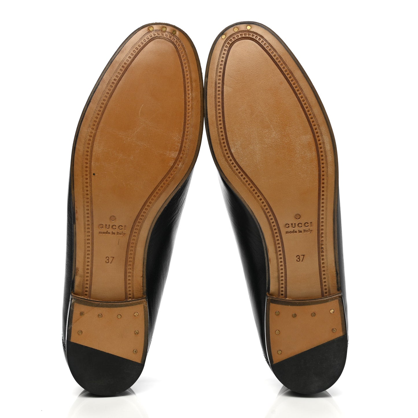 Lambskin Womens Brixton Horsebit Loafers 37 Black