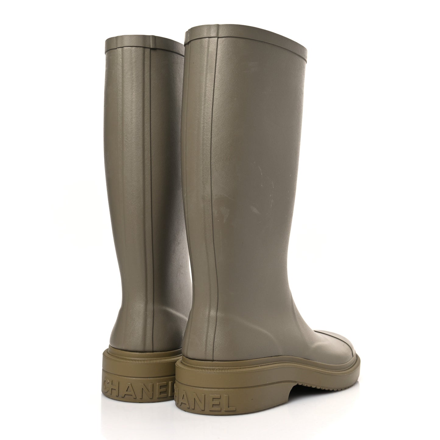 Caoutchouk CC High Boots 37 Dark Beige