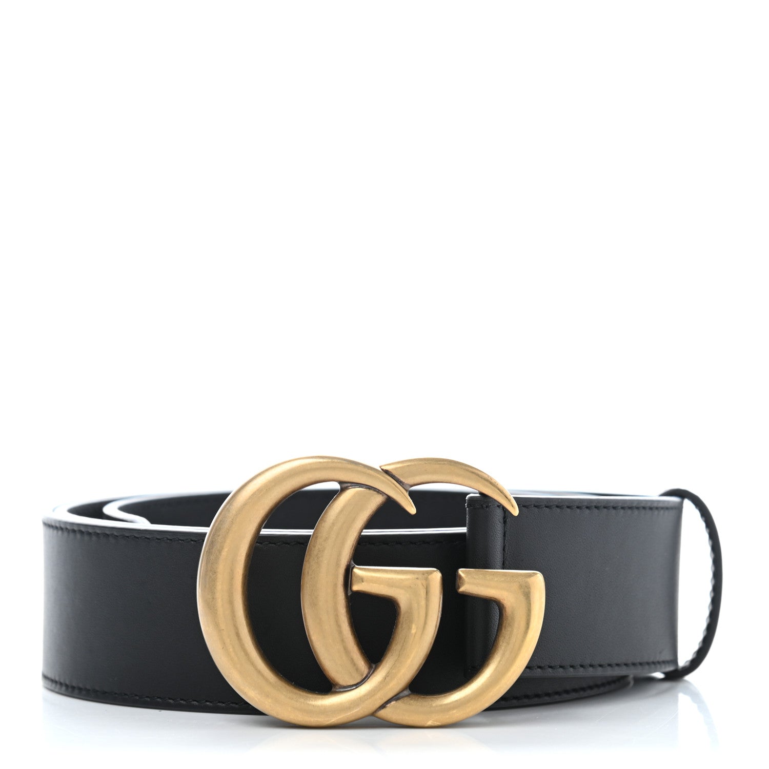 Gucci Calfskin Double G 40mm Belt 100 40 Black 1 of 6
