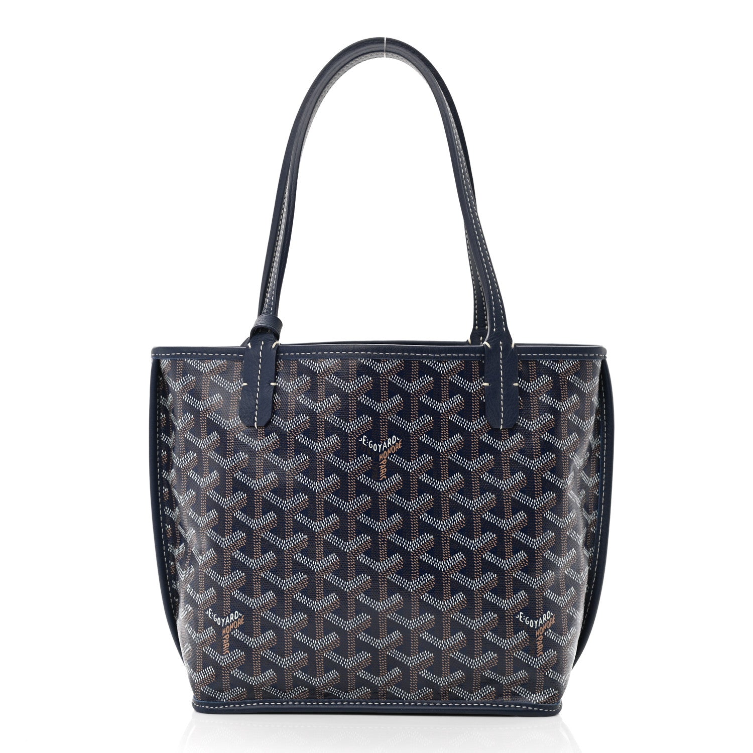 Goyard Goyardine Reversible Mini Anjou Navy 3 of 10