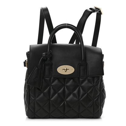 Mulberry Nappa Quilted Mini Cara Delevingne Convertible Bag Black 1 of 9