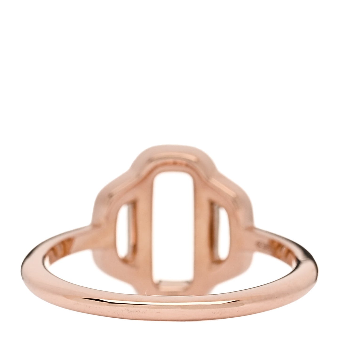 18K Rose Gold Diamond Attelage Ring 48 4.5
