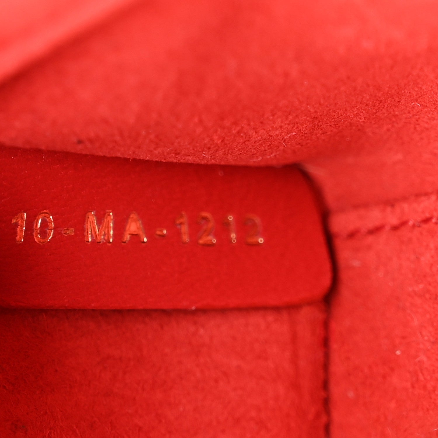 Christian Dior Lambskin Cannage Dioramour Micro Lady D-Joy Red 7 of 10