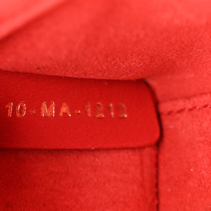 Christian Dior Lambskin Cannage Dioramour Micro Lady D-Joy Red 7 of 10