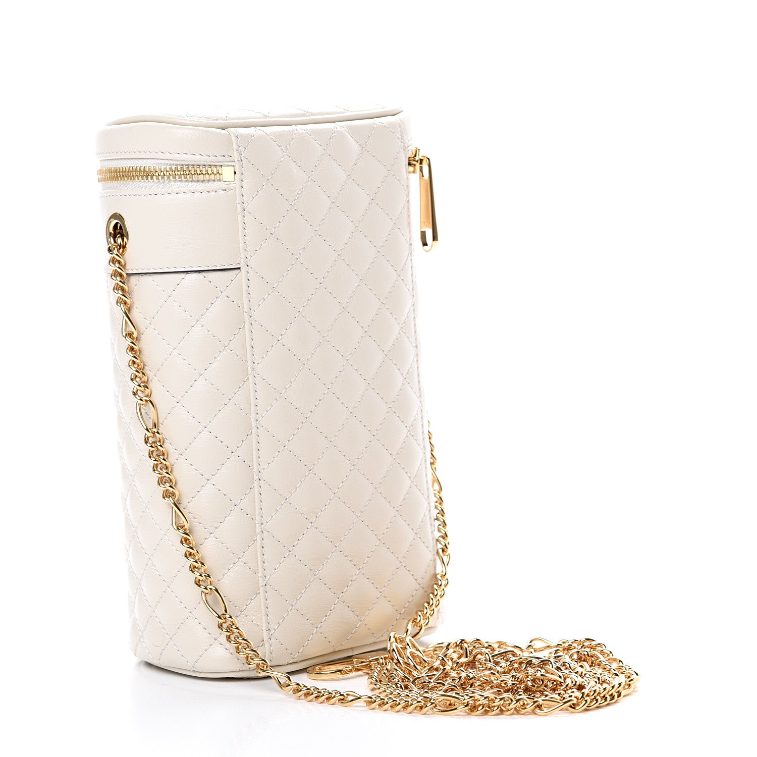 Gucci Calfskin Trapuntata Zumi Belt Bag Off White 2 of 9