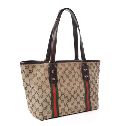 Gucci Monogram Medium Jolicoeur Tote Brown 3 of 10