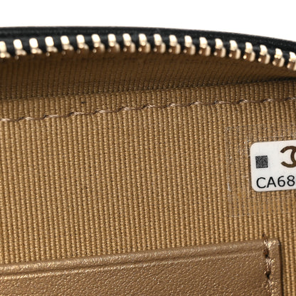 Chanel Lambskin Quilted CC Pearl Crush Camera Case Black 7 of 10