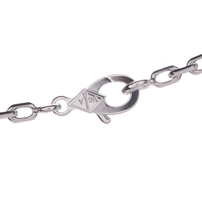 Van Cleef & Arpels 18K White Gold Chalcedony 10 Motifs Vintage Alhambra Necklace 5 of 8