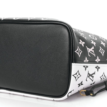 Louis Vuitton Empreinte Spring In The City Neverfull MM Black White Pink 9 of 9
