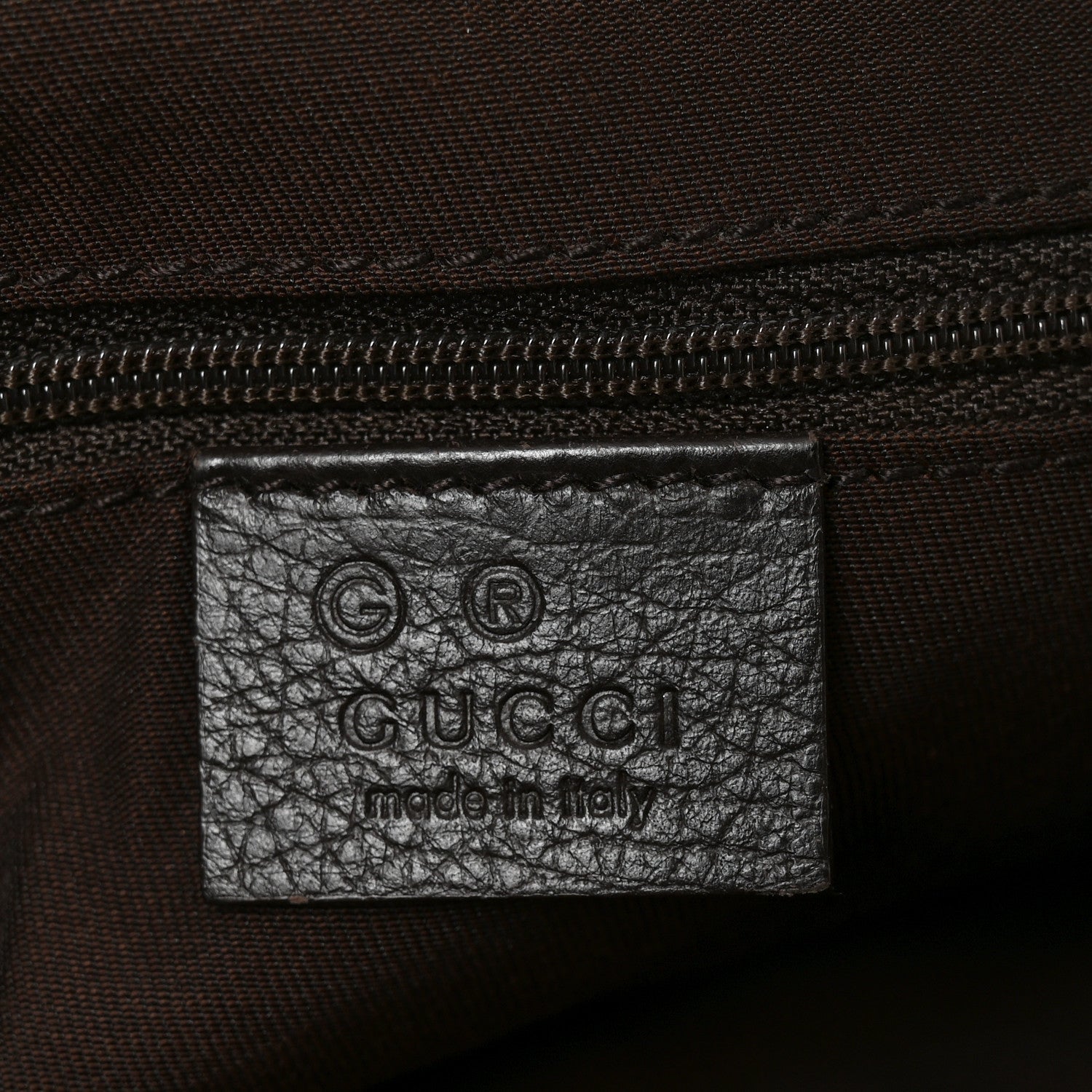 Gucci Nylon Monogram Abbey Messenger Bag Dark Brown 6 of 10