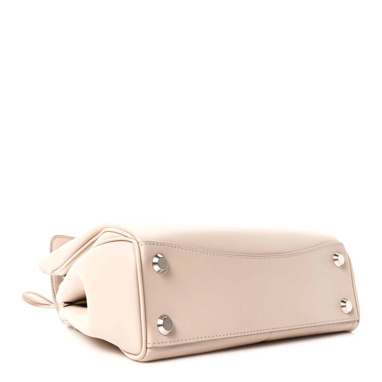 Balenciaga Natural Smooth Calfskin Small Rodeo Top Handle Handbag Almond 4 of 10