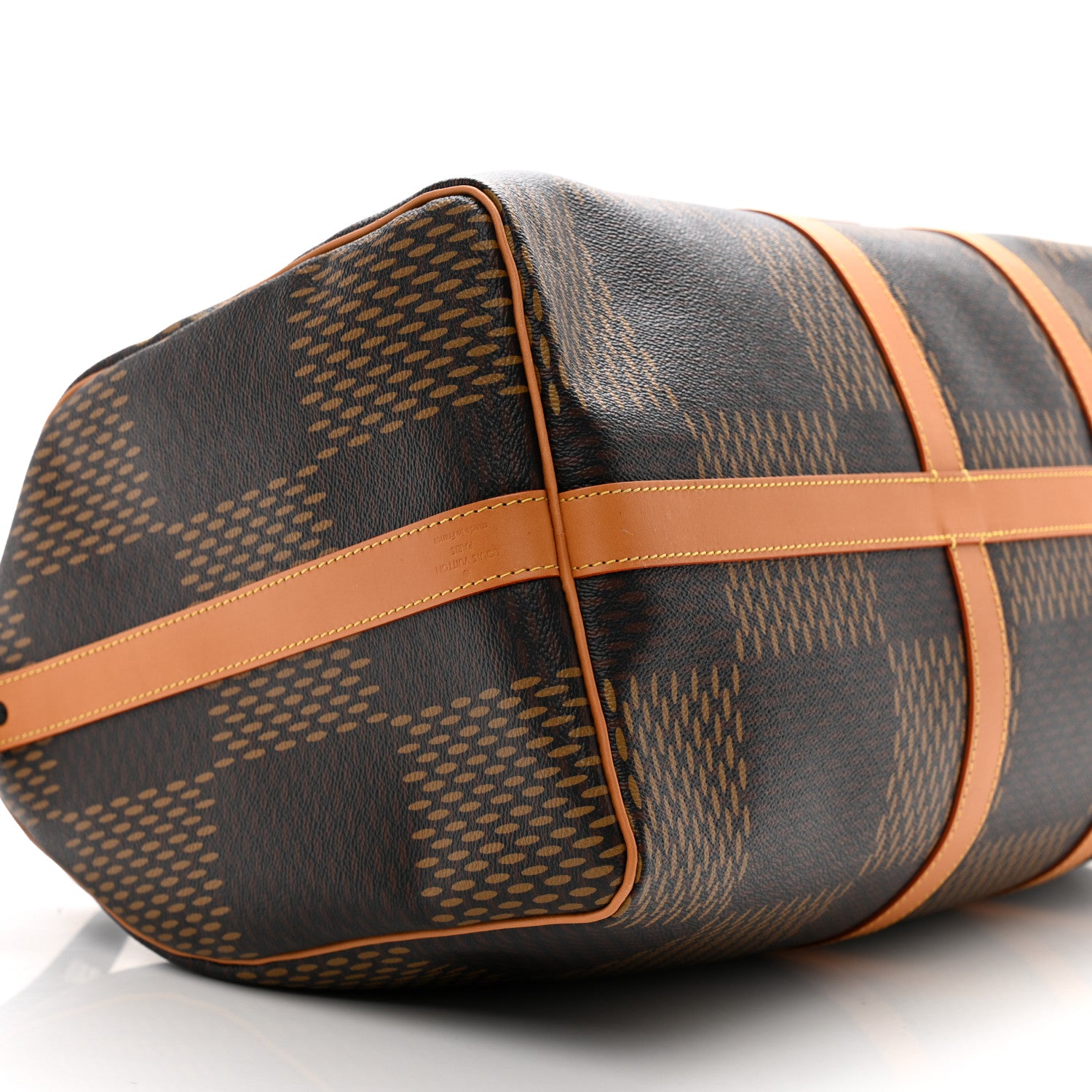 Louis Vuitton x Nigo Giant Damier Ebene Monogram Keepall Bandouliere 50 8 of 10