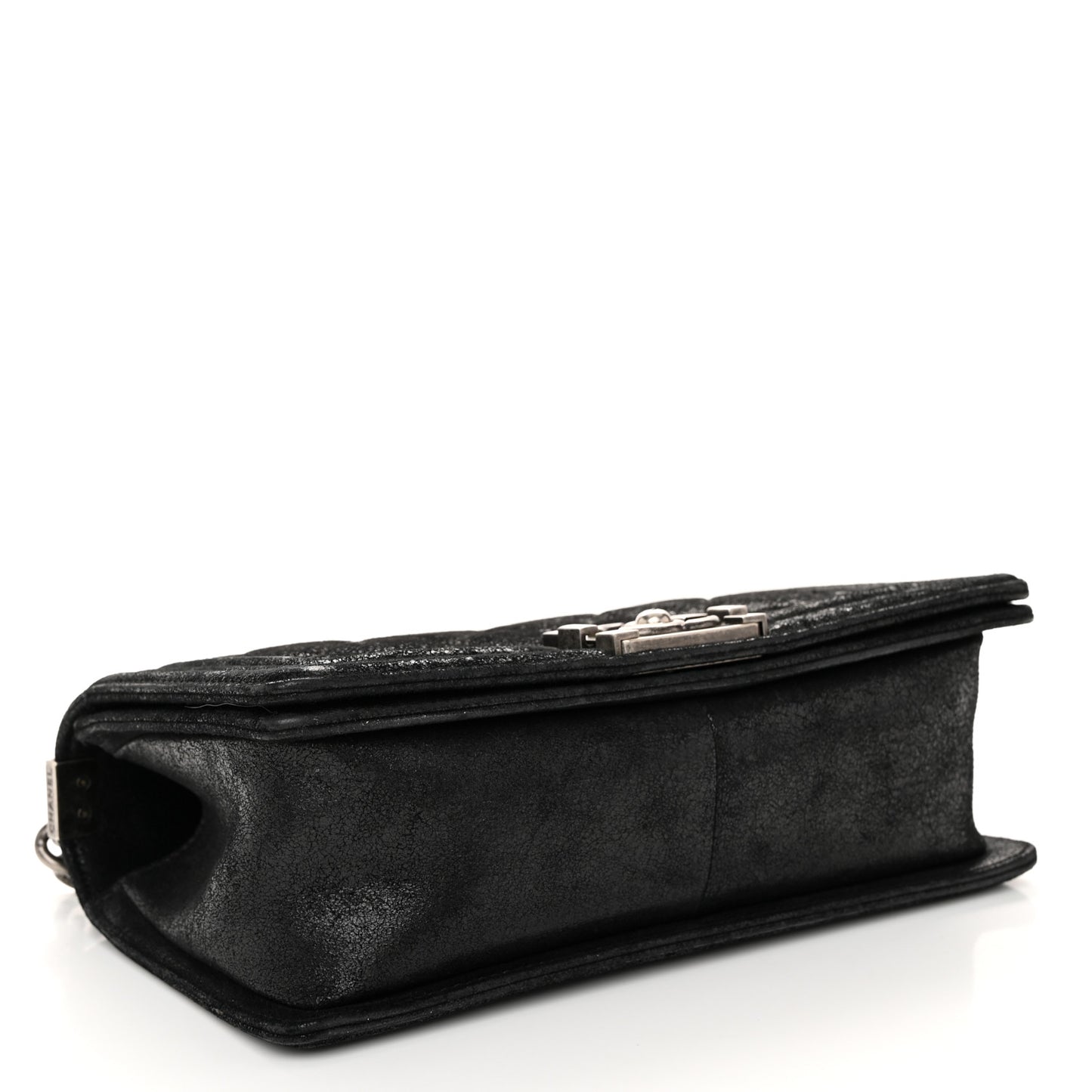 Nubuck Chesterfield Quilted Medium Celtic Boy Flap Black