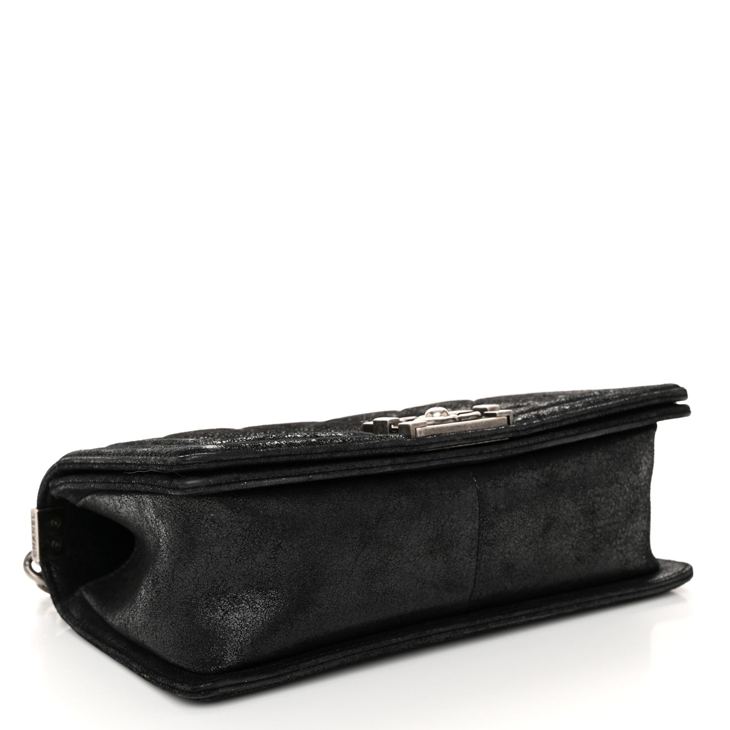 Chanel Nubuck Chesterfield Quilted Medium Celtic Boy Flap Black 4 of 10