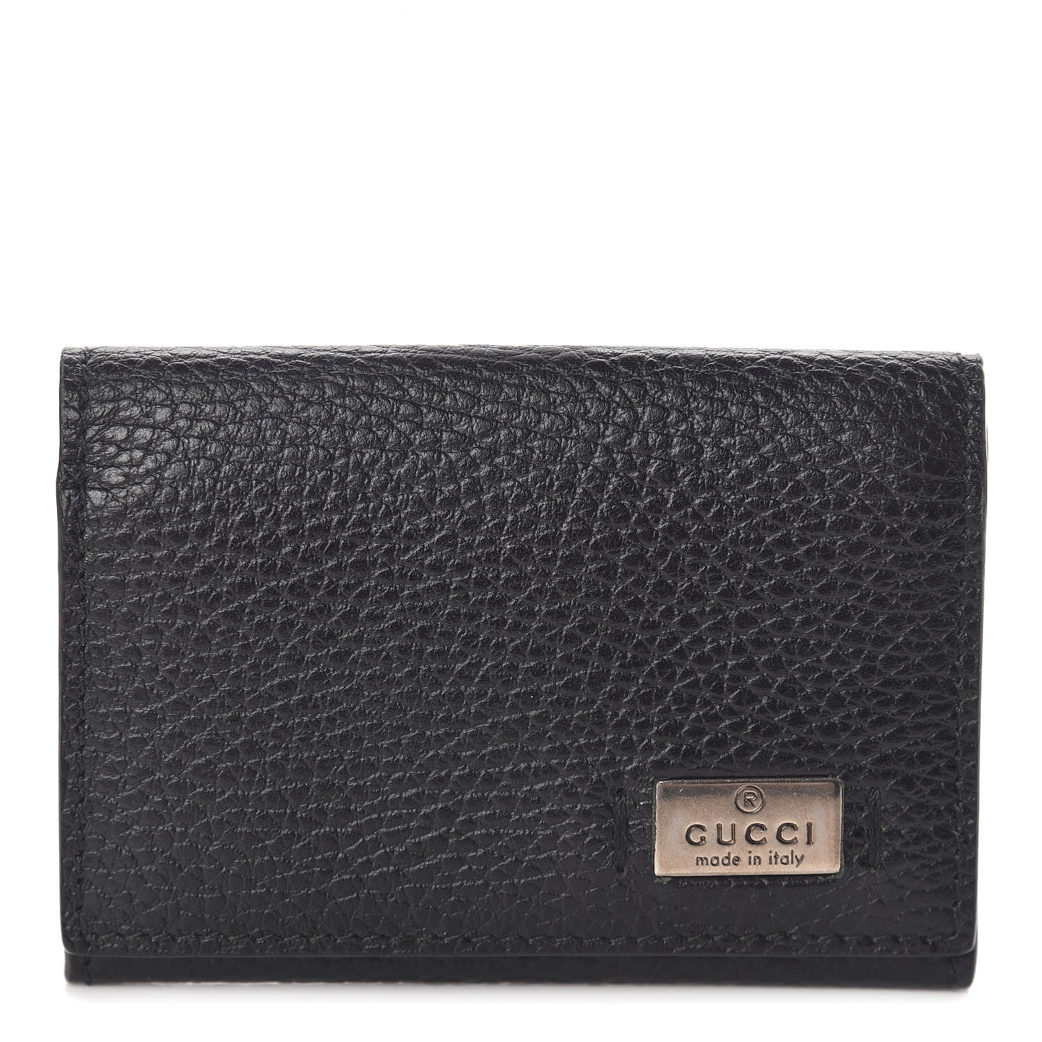 Gucci Calfskin Flap Card Case Black 1 of 6