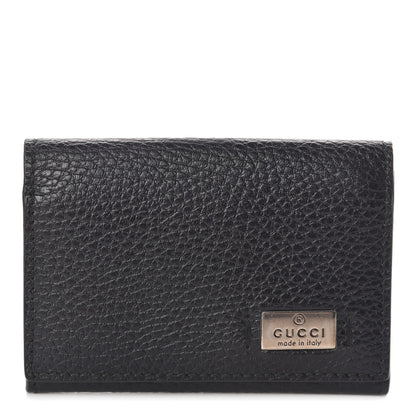 Gucci Calfskin Flap Card Case Black 1 of 6
