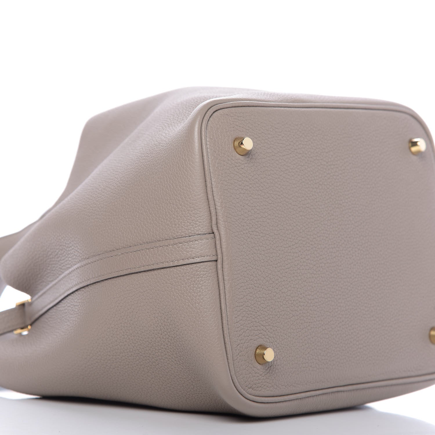 Hermes Taurillon Clemence Picotin Lock 22 MM Gris Asphalte 6 of 10