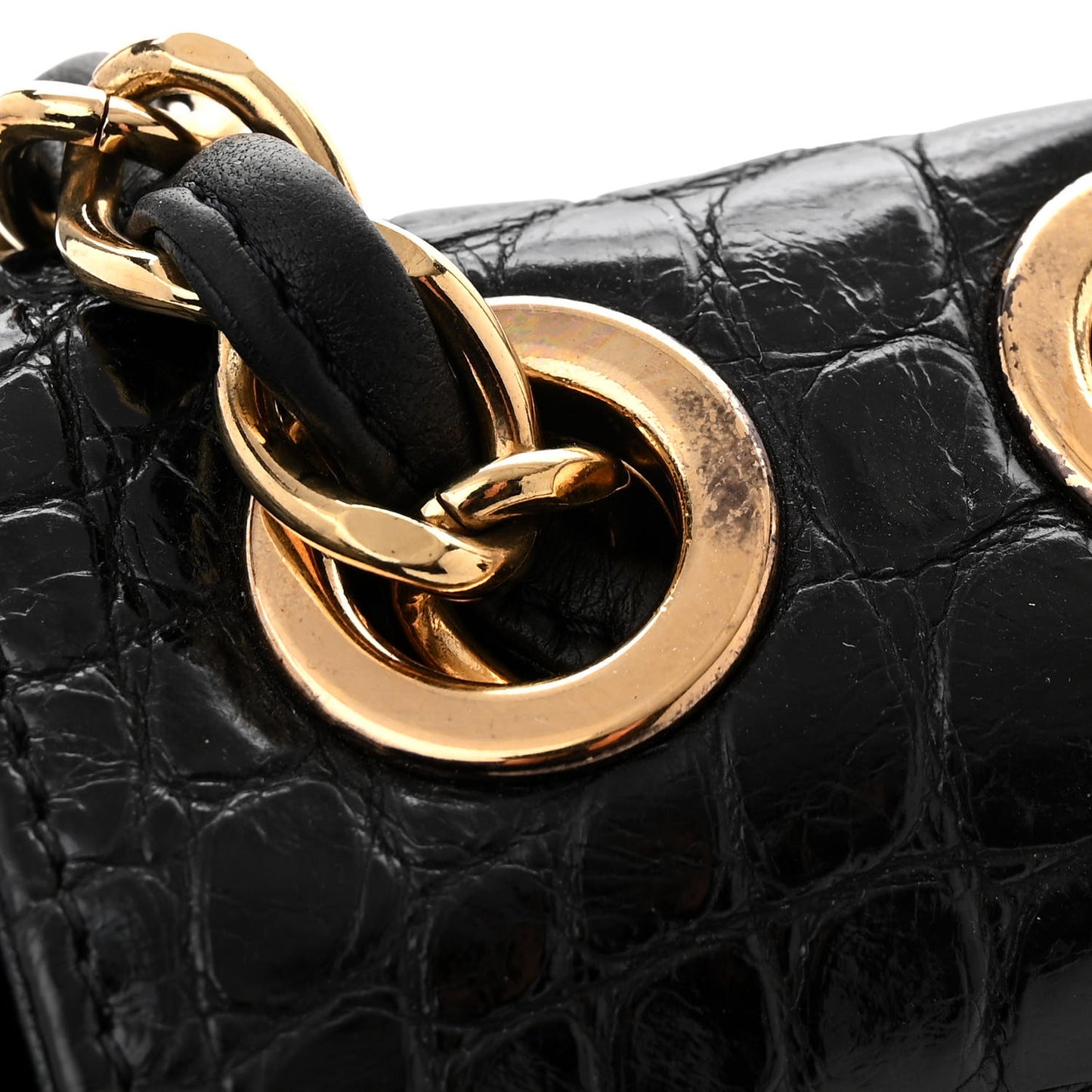 Alligator Jumbo Single Flap Black