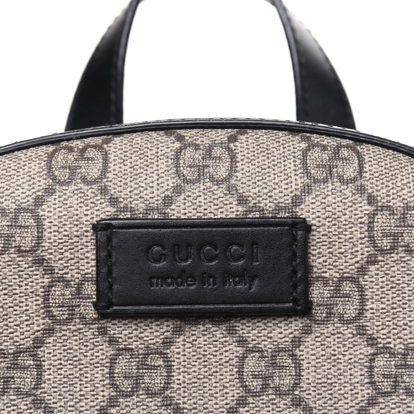GG Supreme Monogram Small Eden Day Backpack Black