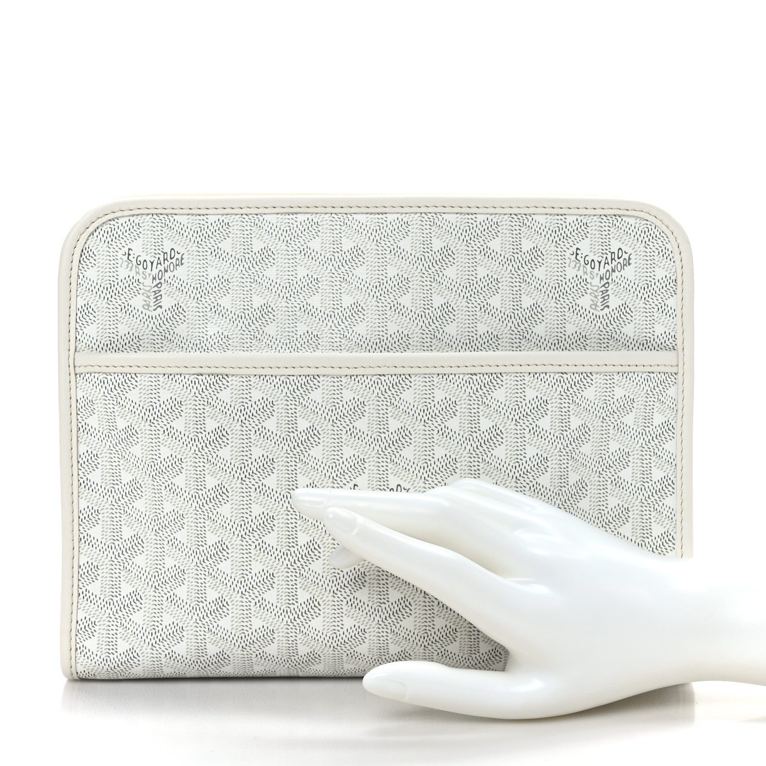Goyard Goyardine Jouvence Toiletry Pouch White 2 of 8
