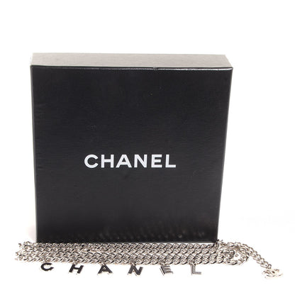 Chanel CC Chain Letters Belt Silver 6 of 6