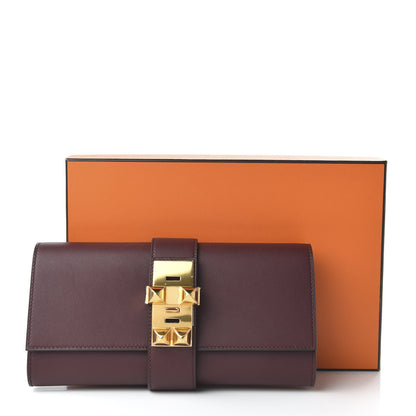 Hermes Swift Medor 23 Clutch Bordeaux 11 of 11