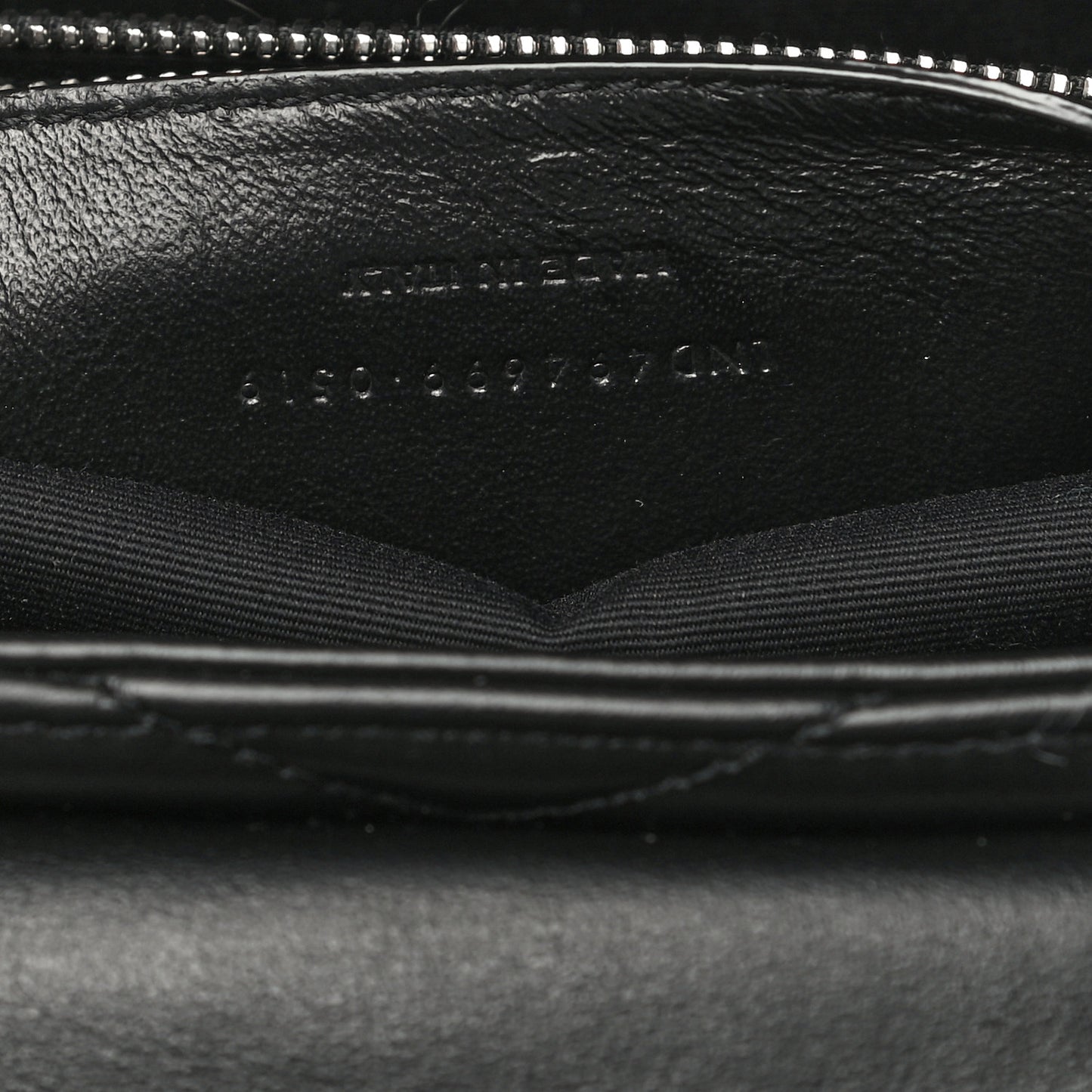 Calfskin Y Quilted Monogram Small Loulou Chain Satchel Black
