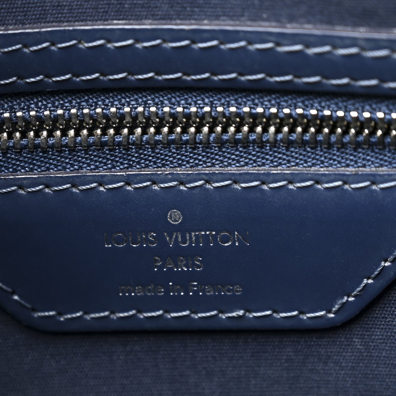 Louis Vuitton Epi Brea MM Indigo 6 of 10