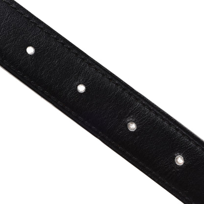 Hermes Box Taurillon Clemence 24mm Constance Belt 80 Orange Black 3 of 7