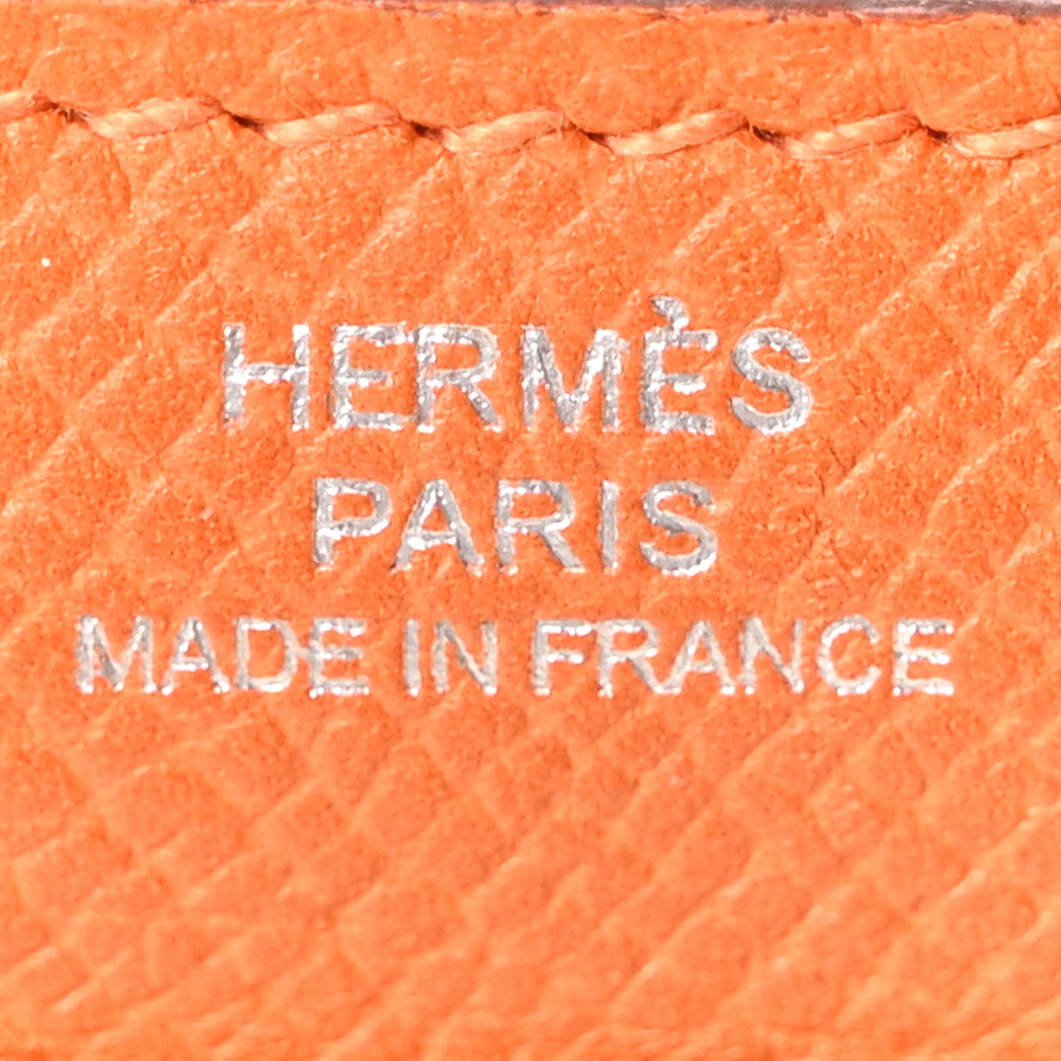 Hermes Epsom Kelly Longue Wallet Orange 6 of 10