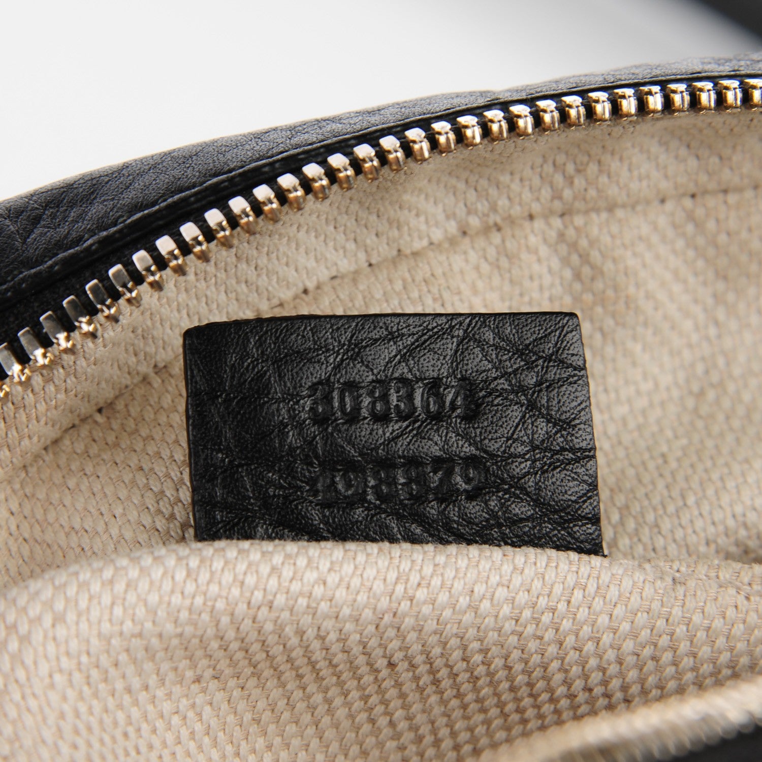 Gucci Pebbled Calfskin Small Soho Disco Bag Black 6 of 7