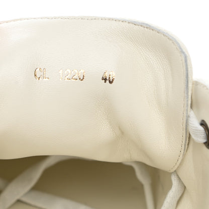 Christian Dior Cotton Embroidered D-Stripes Walk'N'Dior Low Top Sneakers 40 Deep Ocean 6 of 8
