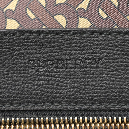 Burberry Calfskin TB Motif Embossed Medium Tote Black 6 of 11