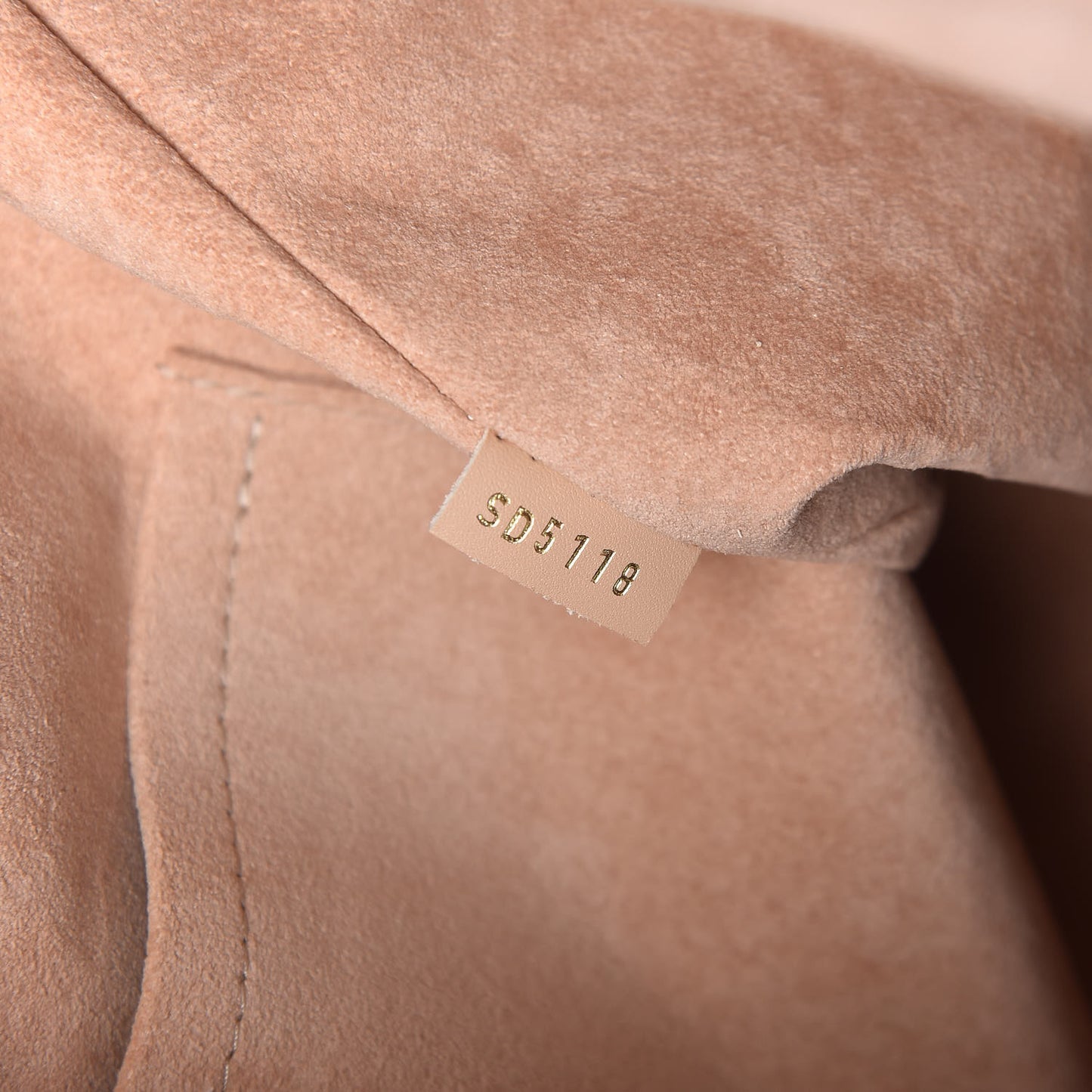 Empreinte V Tote MM Beige Rose Creme