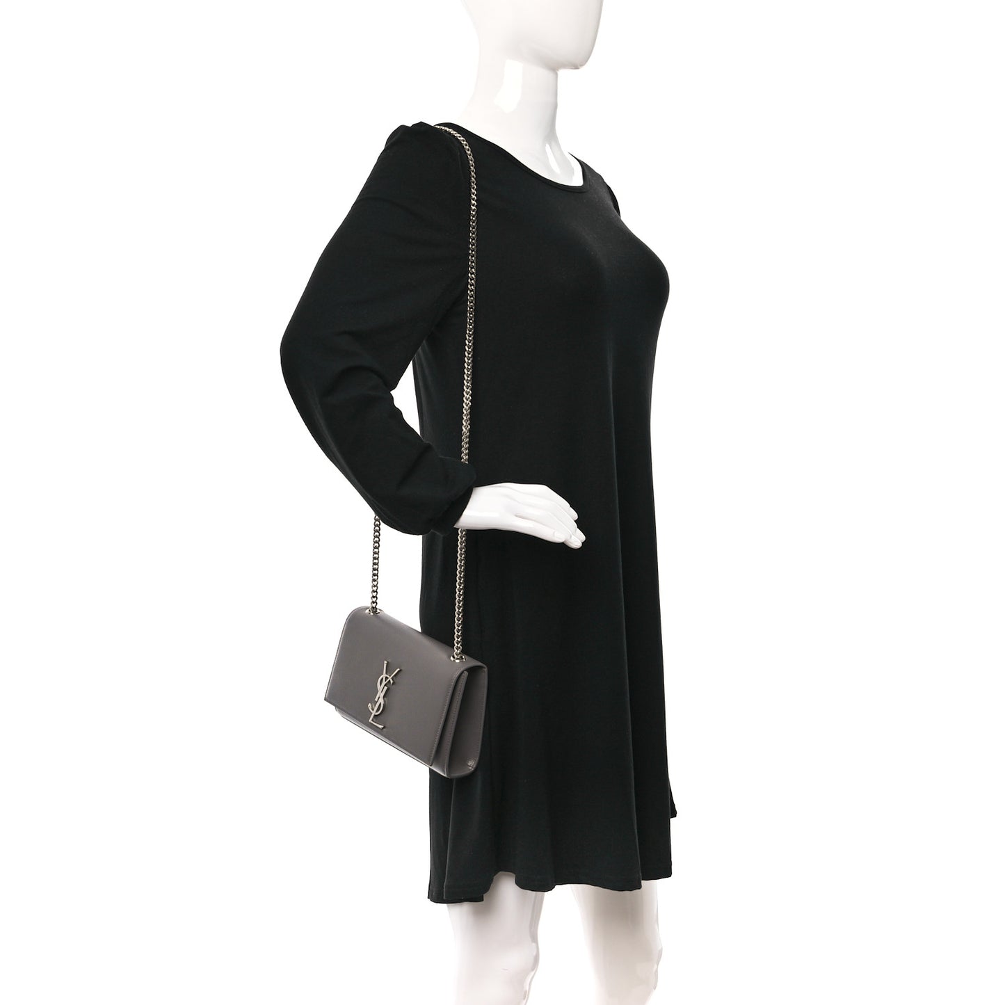 Grain De Poudre Small Monogram Kate Satchel Storm