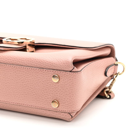Gucci Dollar Calfskin Interlocking G Top Handle Shoulder Bag Soft Pink 8 of 9